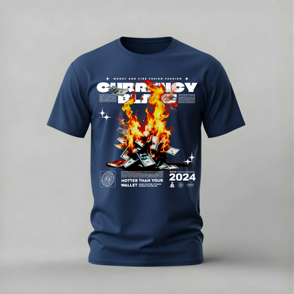 CURRENCY BLAZE Graphic T-Shirt