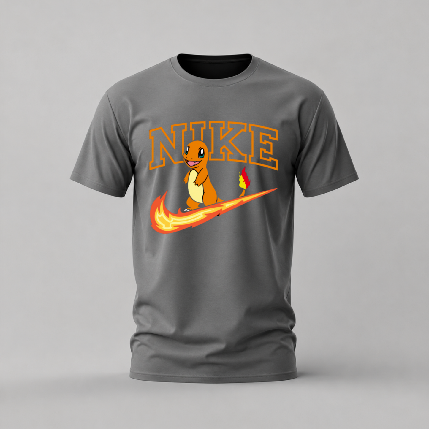 CHARMANDER Nike Parody Graphic T-Shirt