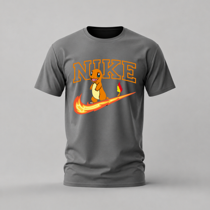 CHARMANDER Nike Parody Graphic T-Shirt