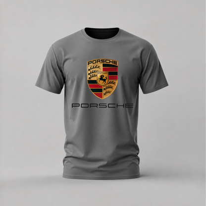 PORSCHE Crest Logo Graphic T-Shirt