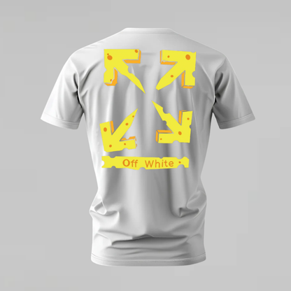 OFF-WHITE Cheese Arrows Graphic T-Shirt