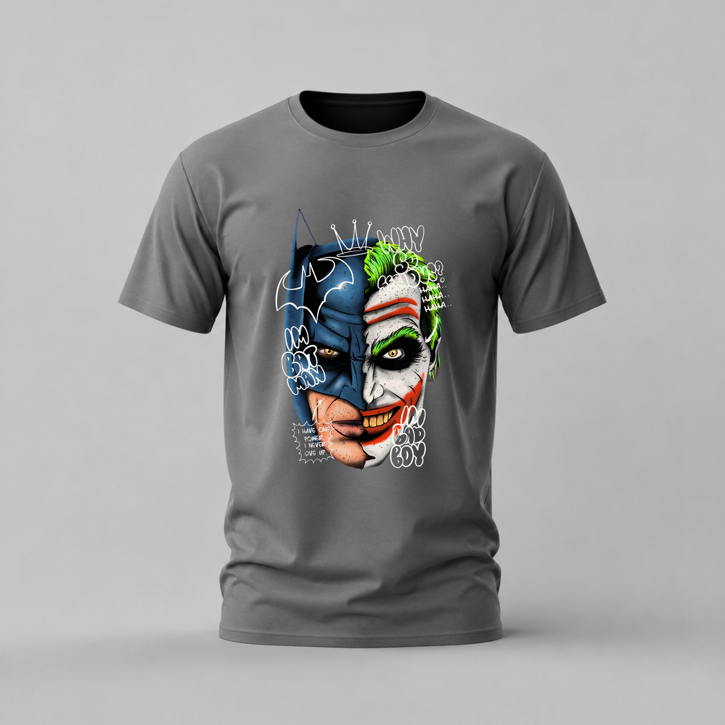 BATMAN JOKER Split Graphic T-Shirt