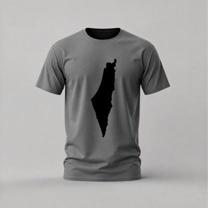 PALESTINE Filled Map Graphic T-Shirt