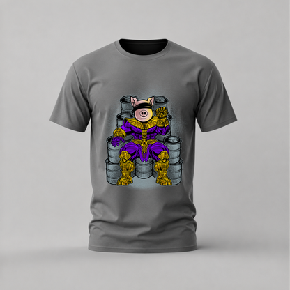PIG THANOS Armor Graphic T-Shirt