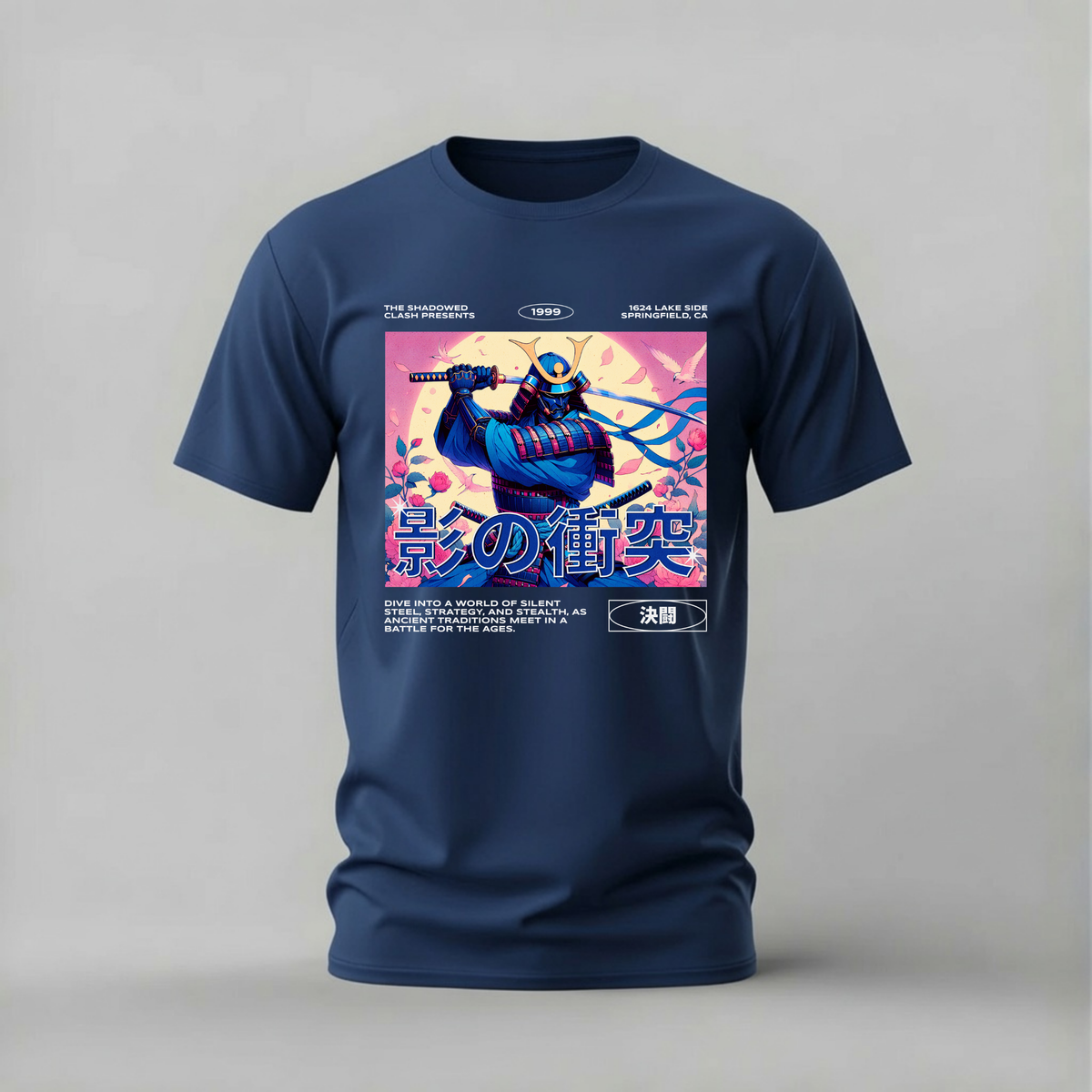 SHADOWED CLASH Graphic T-Shirt