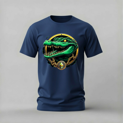 CRYPTO CROCODILE Graphic T-Shirt