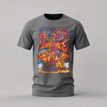 LUFFY KAIDO THRONE Graphic T-Shirt