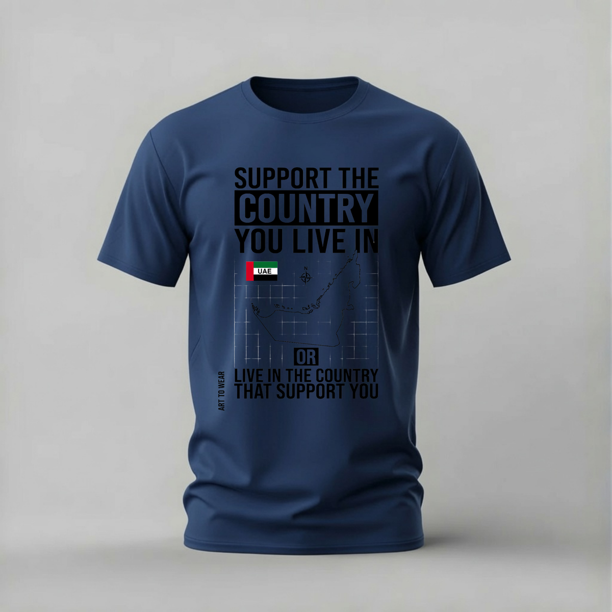 UAE SUPPORT THE COUNTRY Graphic T-Shirt