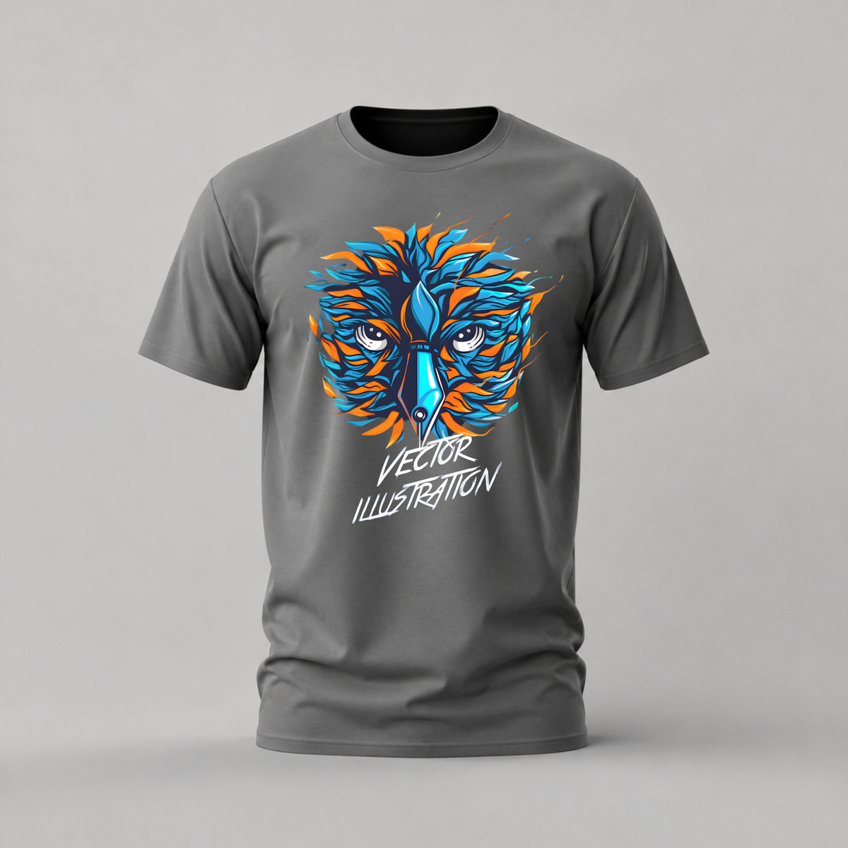 VECTOR ILLUSTRATION Bird Graphic T-Shirt