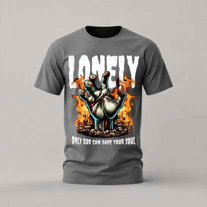 LONELY Zombie Hand Graphic T-Shirt