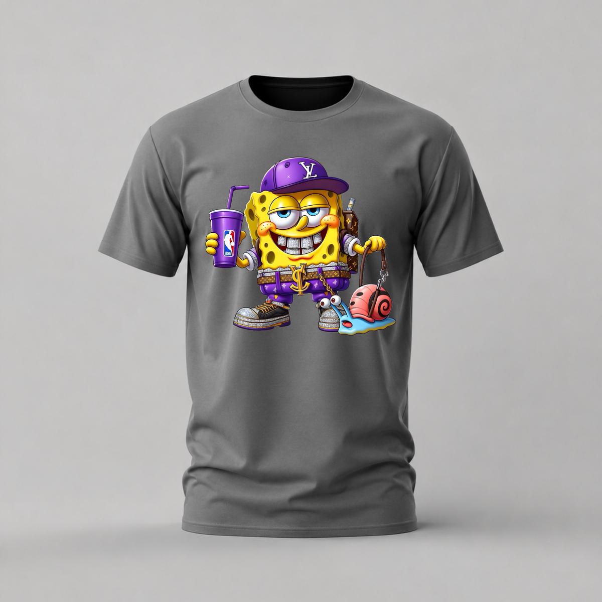 LV SPONGEBOB Graphic T-Shirt