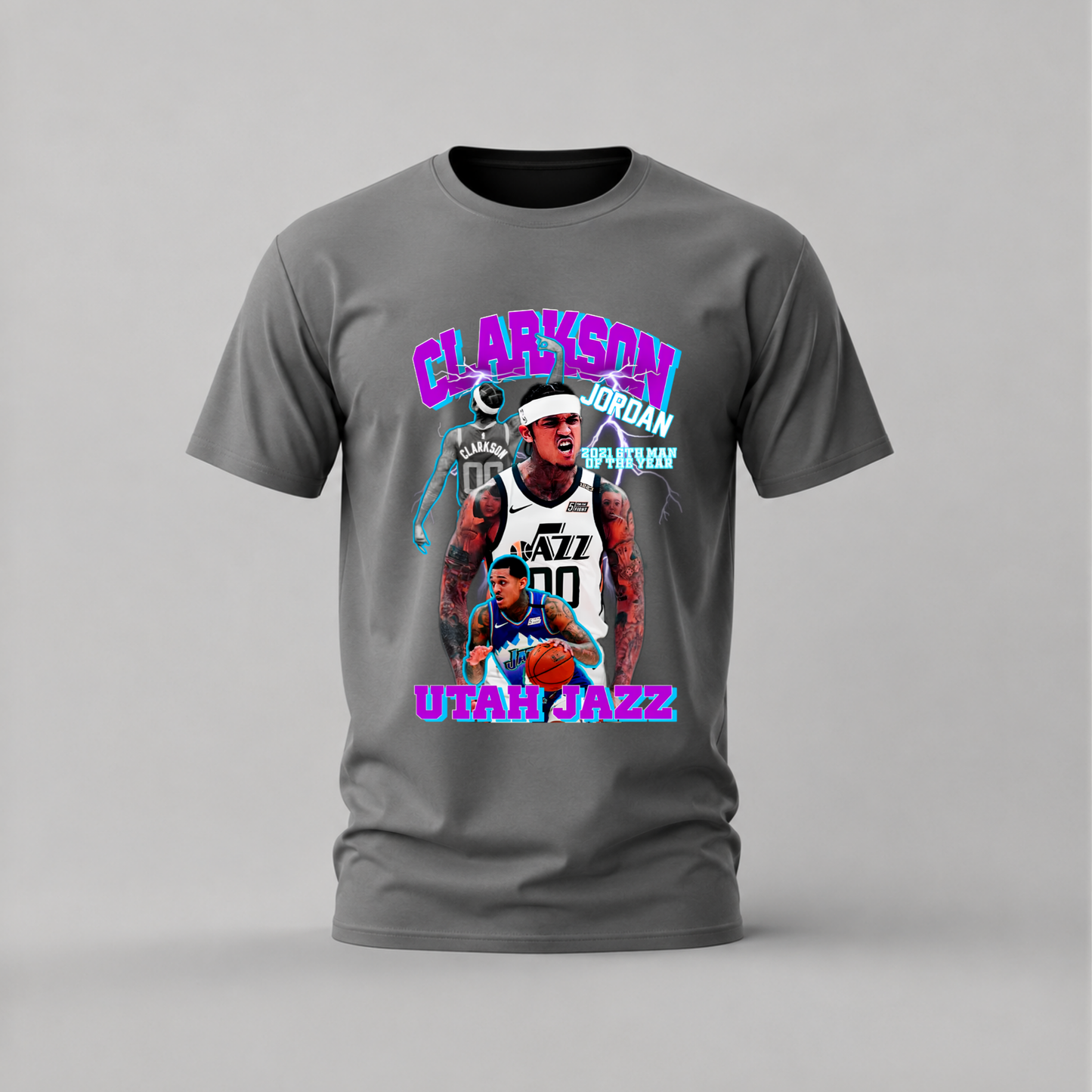 JORDAN CLARKSON Utah Jazz Graphic T-Shirt