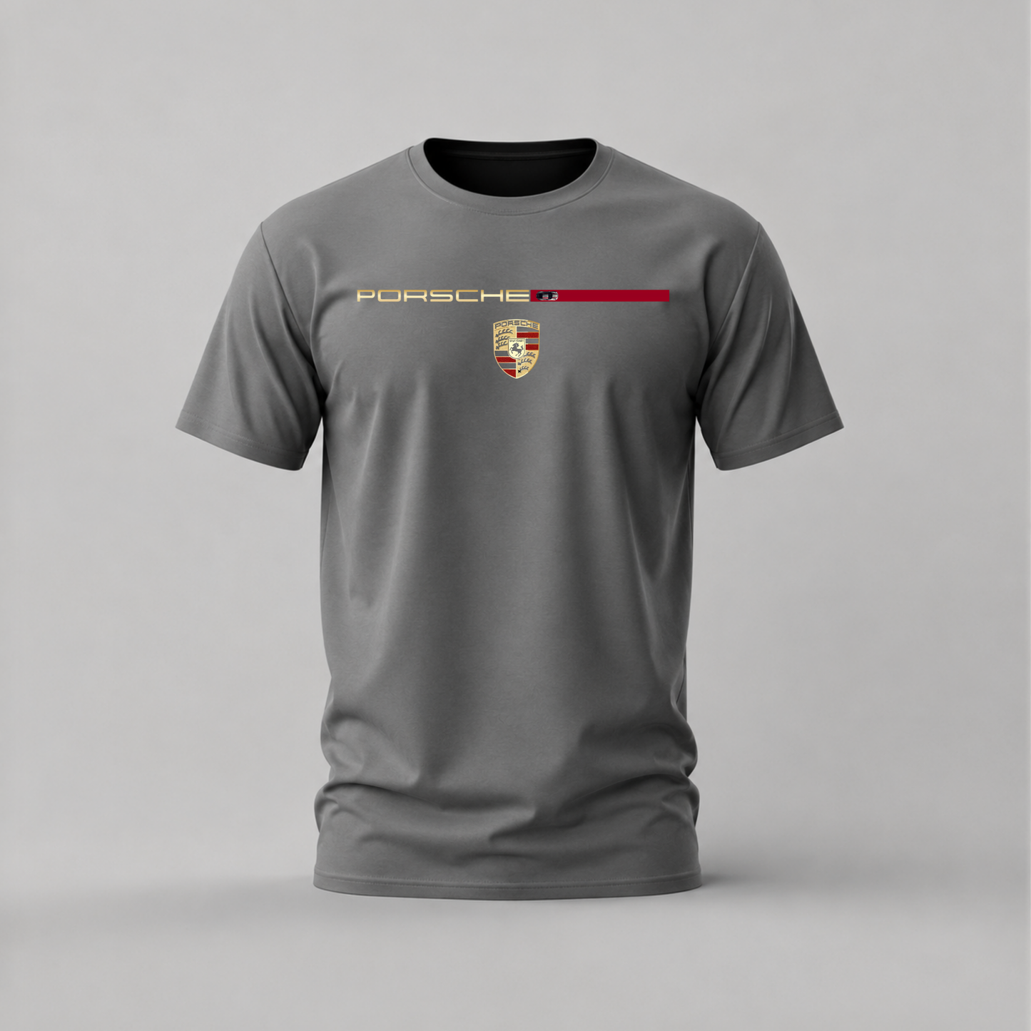 PORSCHE Crest & Logo Graphic T-Shirt