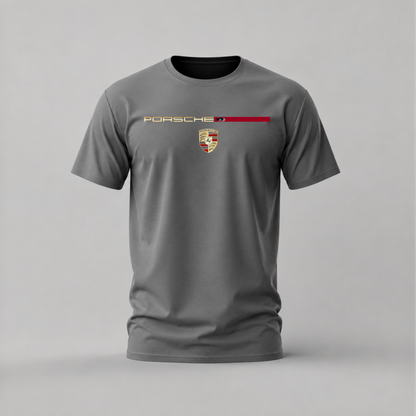 PORSCHE Crest & Logo Graphic T-Shirt