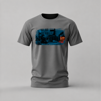 DARK ROOM Illustration Graphic T-Shirt