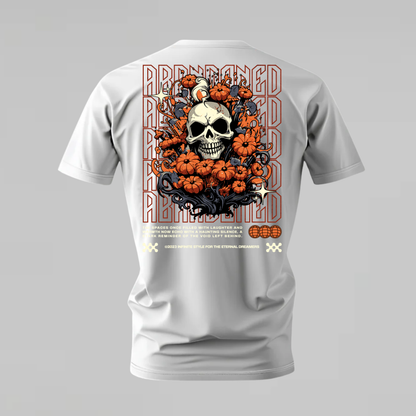 ABANDONED SKULL Graphic T-Shirt