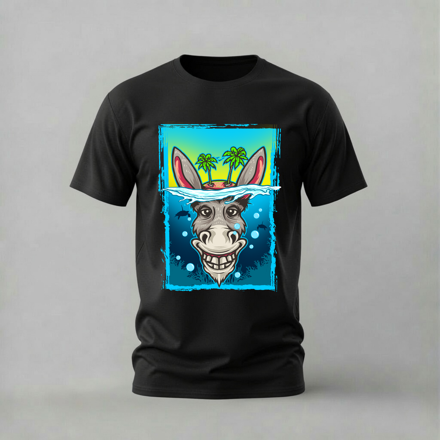 UNDERWATER DONKEY Graphic T-Shirt