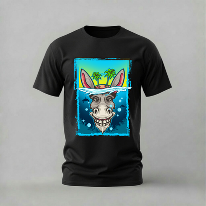 UNDERWATER DONKEY Graphic T-Shirt