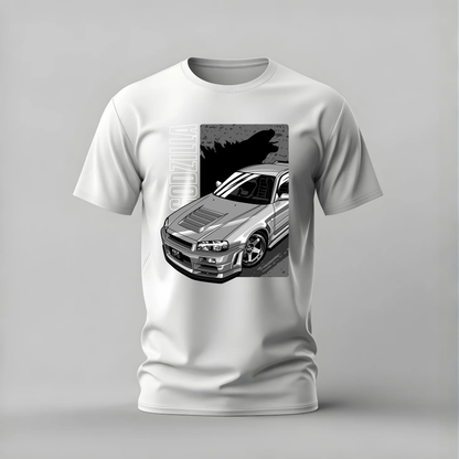 GODZILLA SHADOW GT-R Graphic T-Shirt