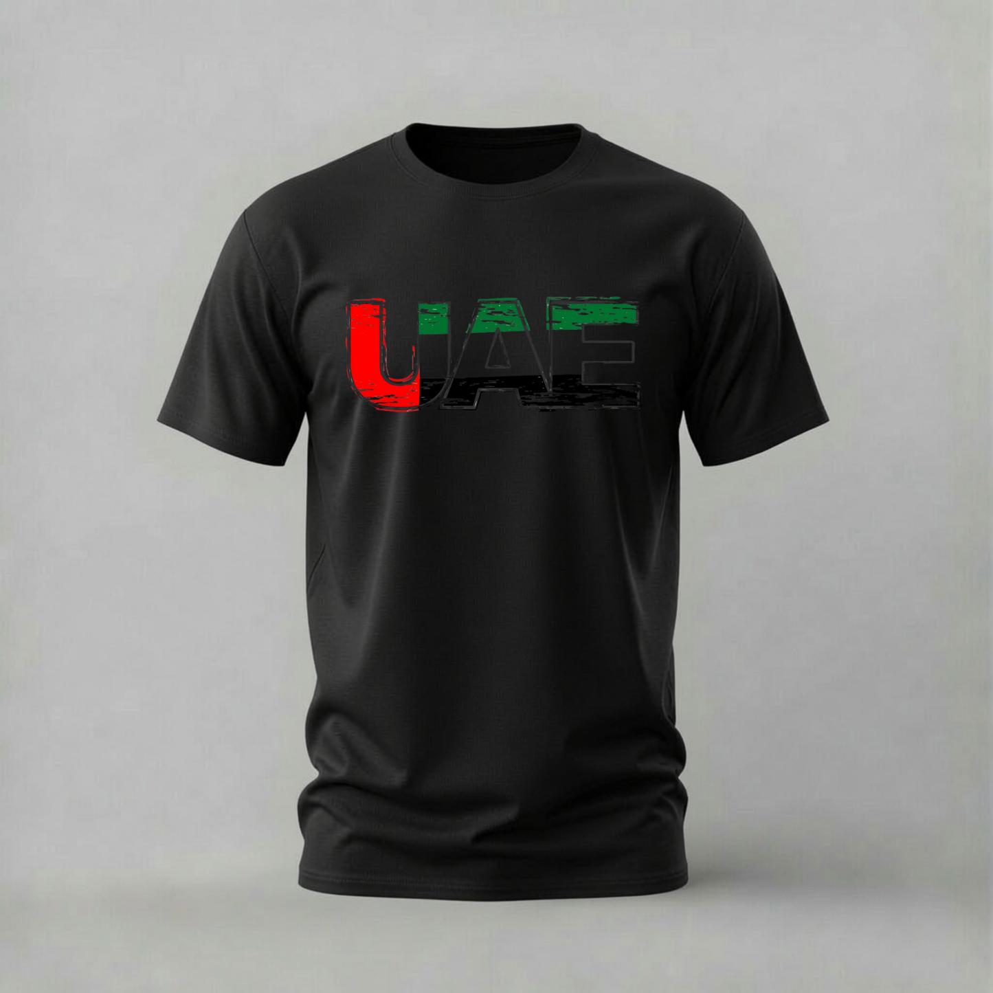UAE Flag Text Graphic T-Shirt
