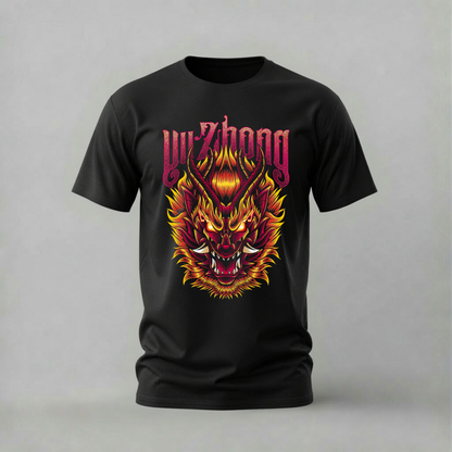YU ZHONG DRAGON Graphic T-Shirt
