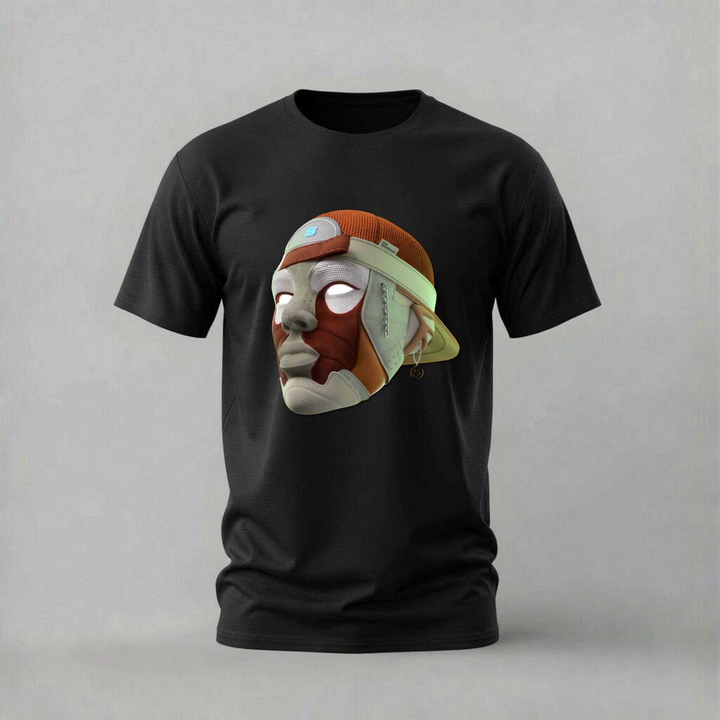 SNEAKER HEAD Mask Graphic T-Shirt