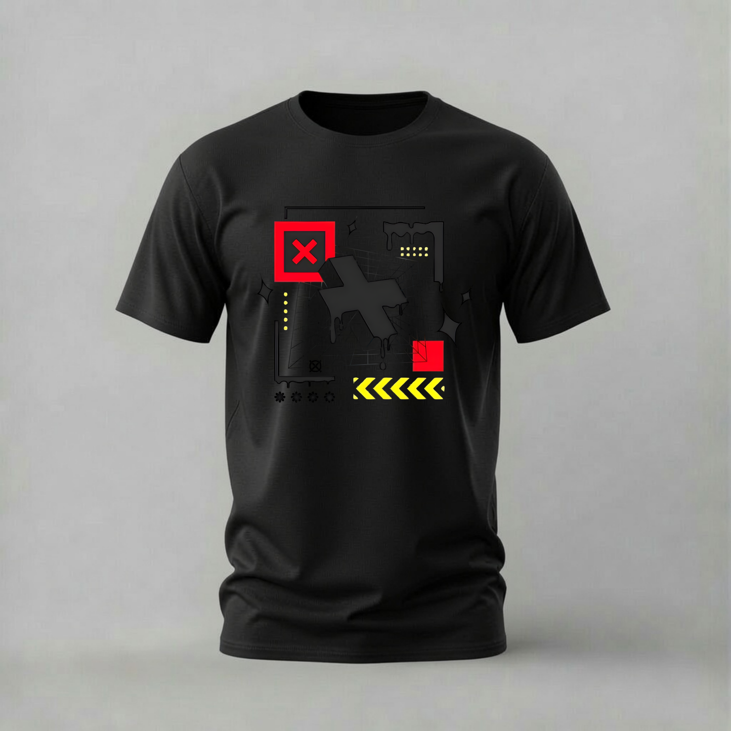 DARK X Cyber Graphic T-Shirt