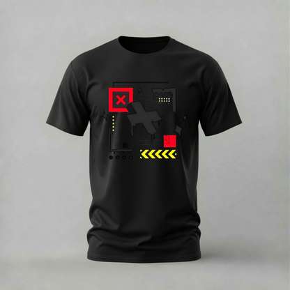 DARK X Cyber Graphic T-Shirt