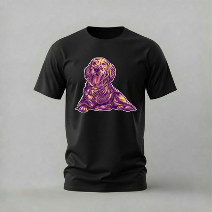 HAPPY GOLDEN RETRIEVER Graphic T-Shirt