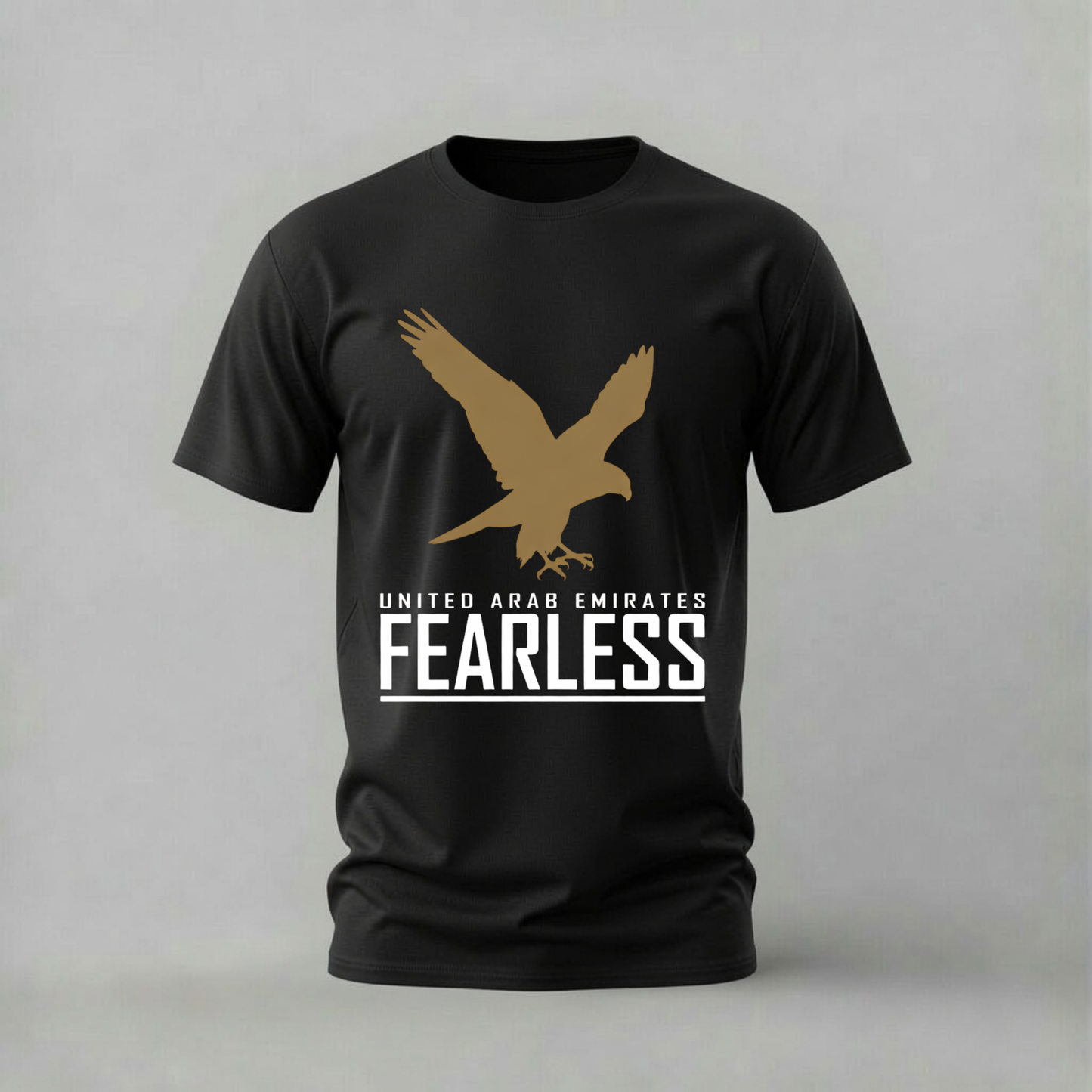 UAE FEARLESS Falcon Graphic T-Shirt