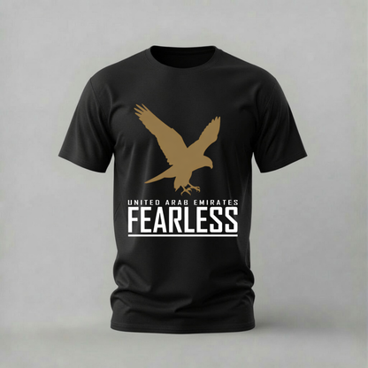 UAE FEARLESS Falcon Graphic T-Shirt