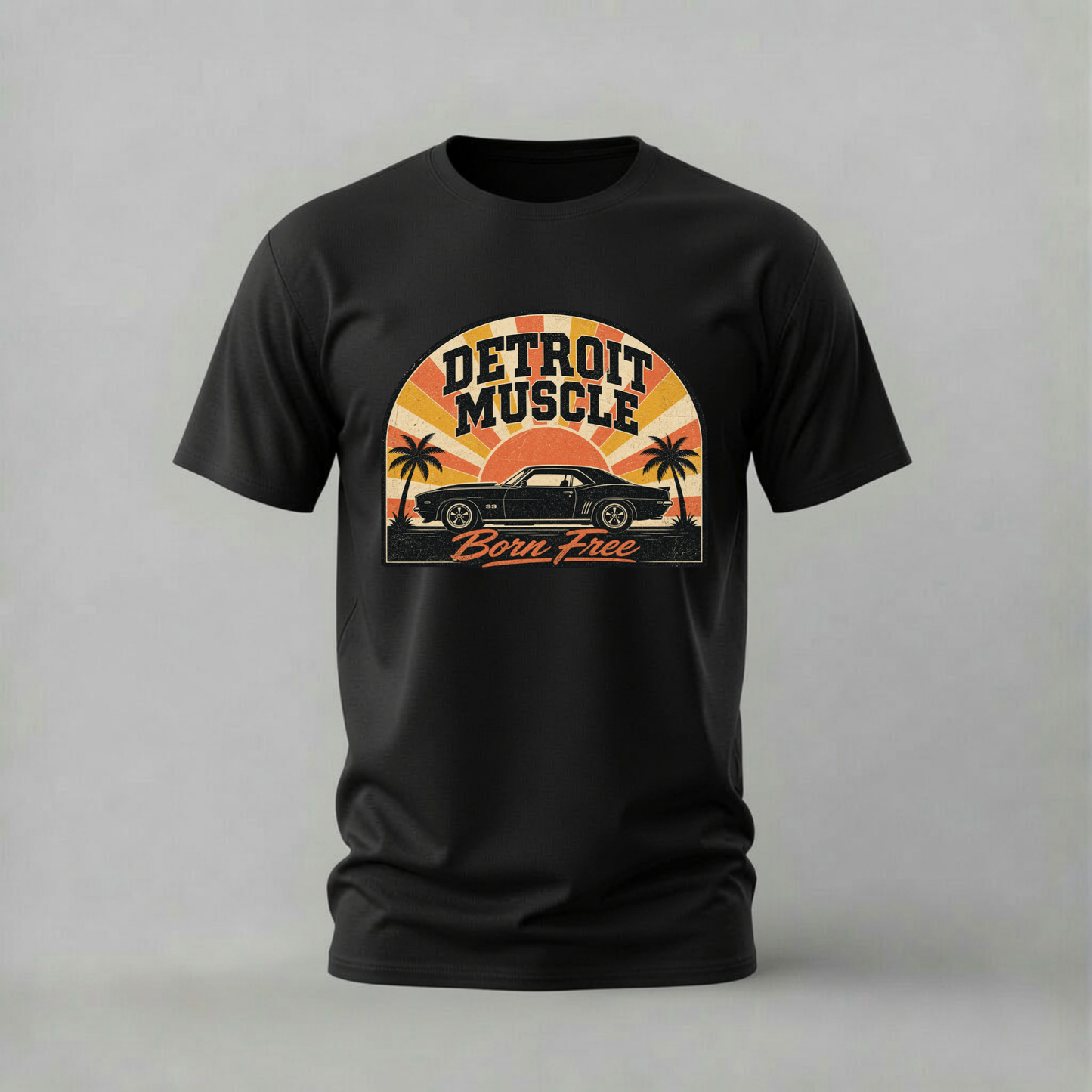 DETROIT MUSCLE Graphic T-Shirt