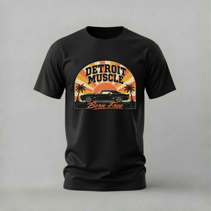 DETROIT MUSCLE Graphic T-Shirt