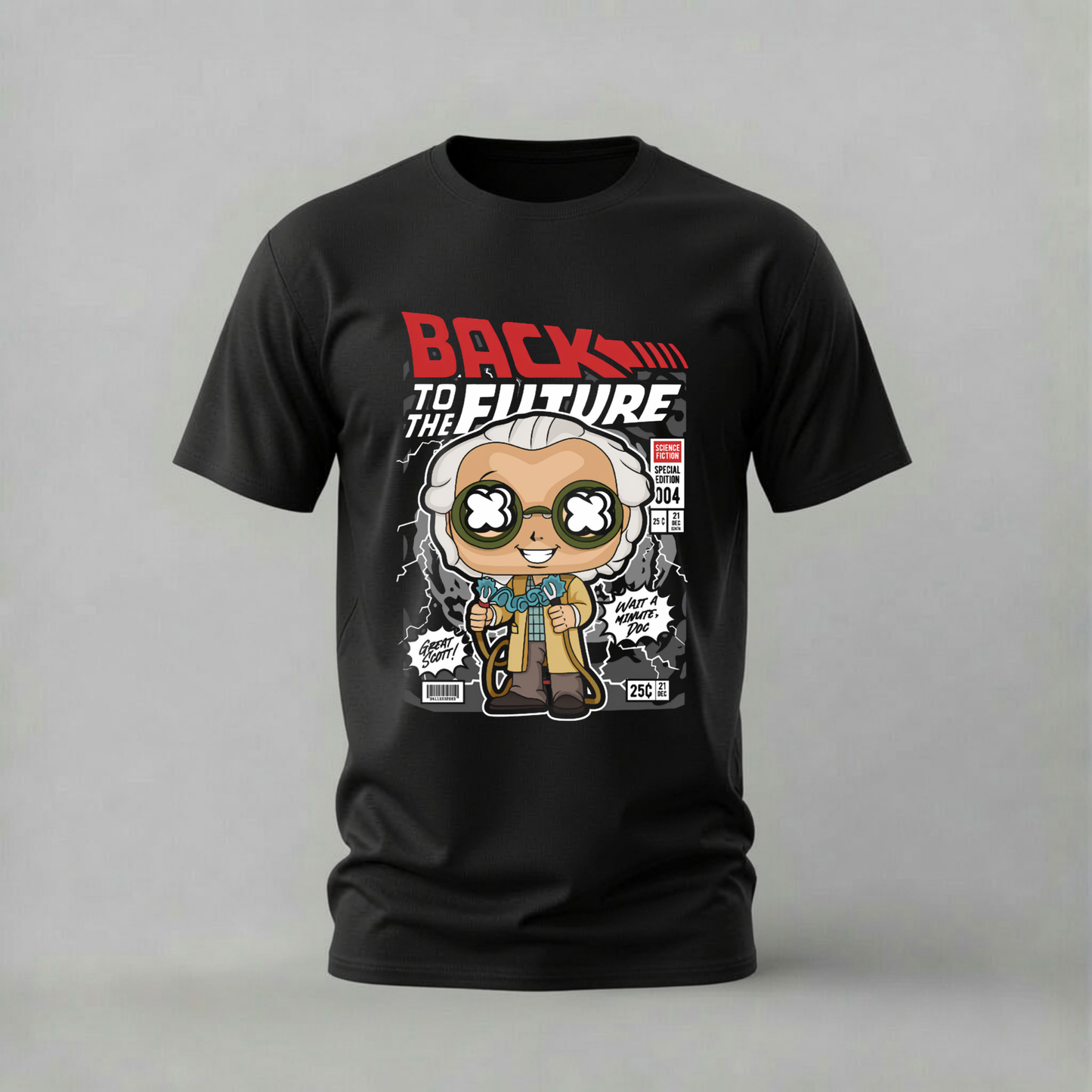BACK TO THE FUTURE Doc Brown Graphic T-Shirt