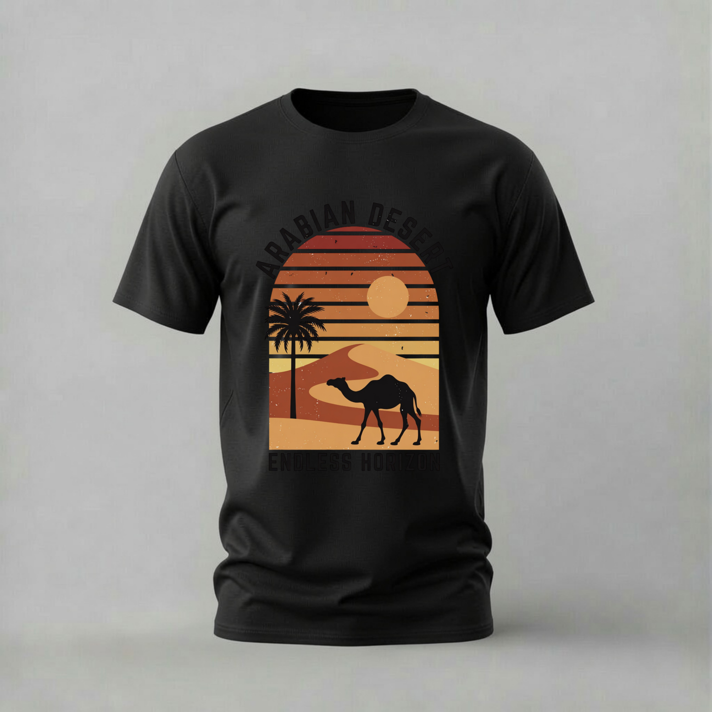 ARABIAN DESERT Camel Graphic T-Shirt