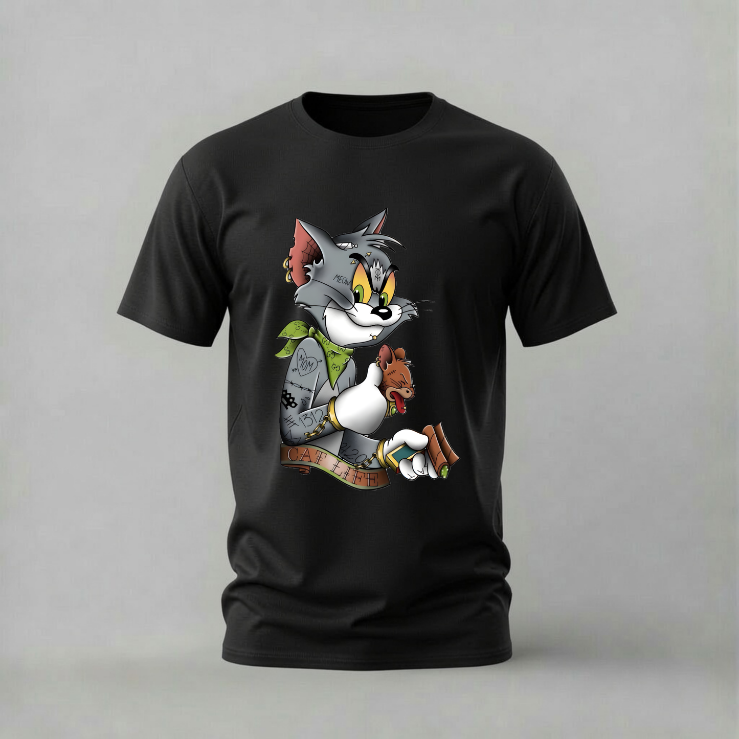 TOM & JERRY Cat Life Graphic T-Shirt