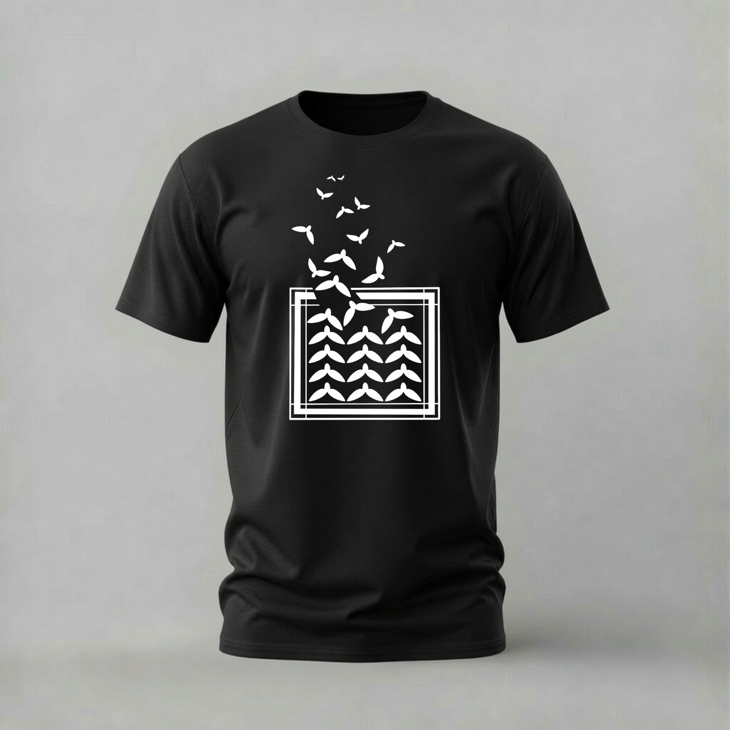 WHALE TAILS FRAME Graphic T-Shirt