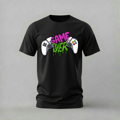 GAME OVER Controllers Graphic T-Shirt