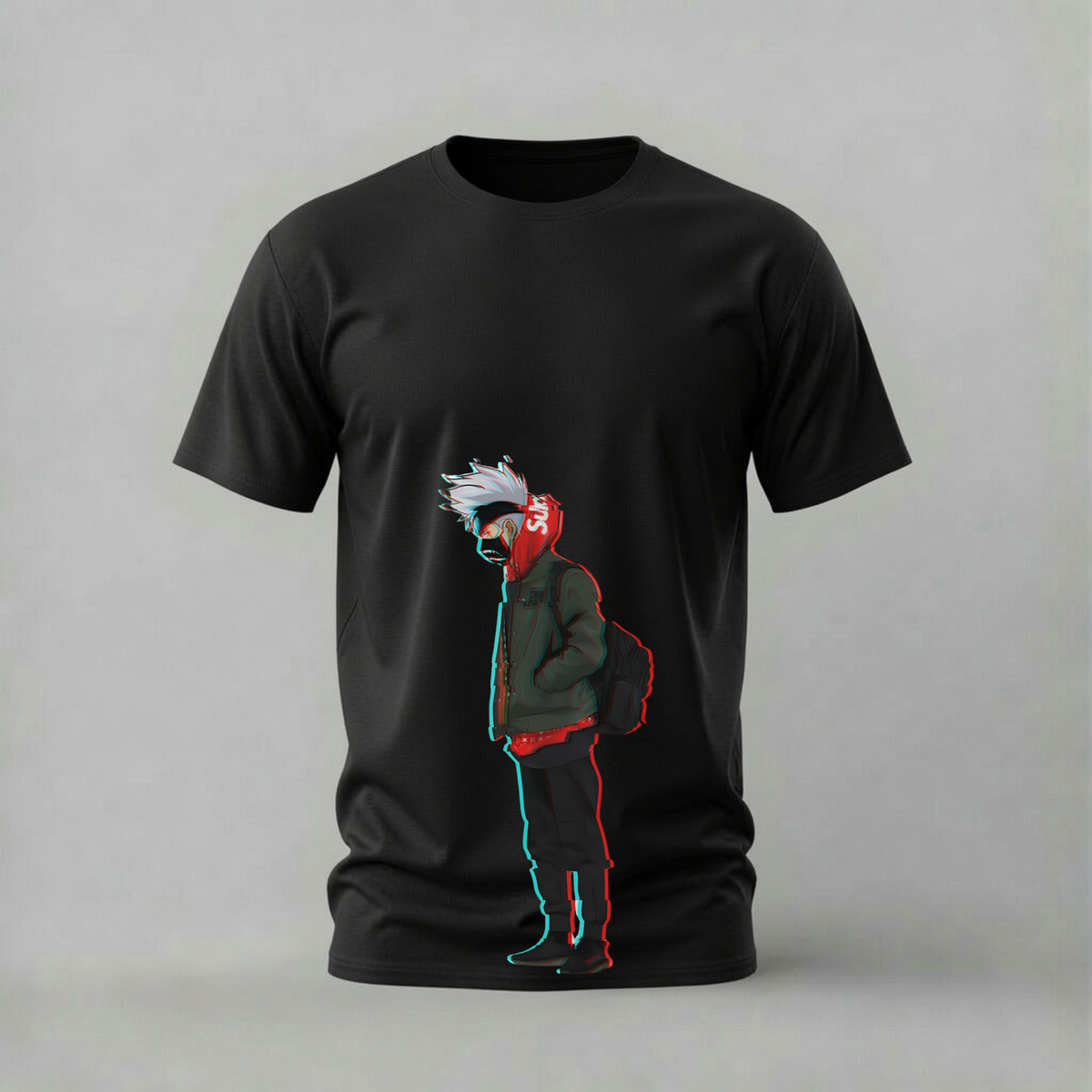 SUPREME KAKASHI Graphic T-Shirt