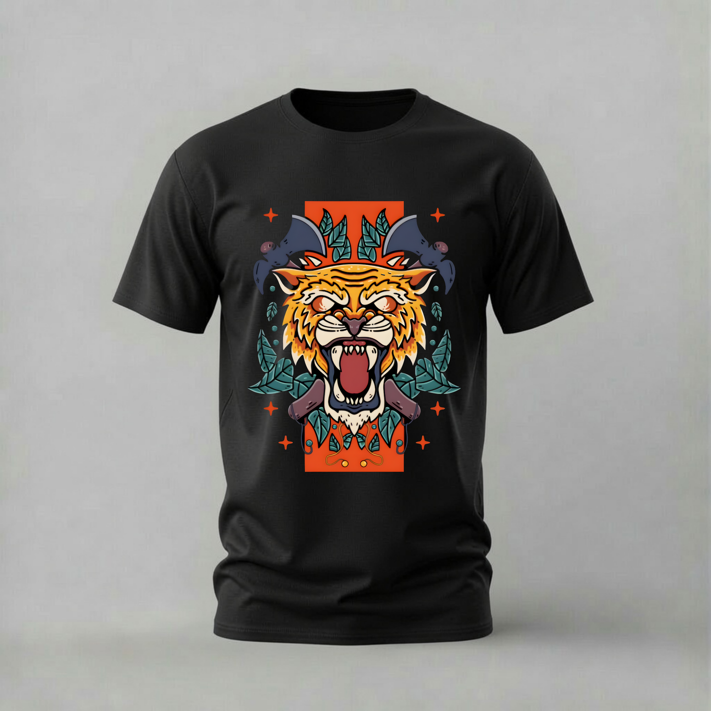FIERCE TIGER Graphic T-Shirt