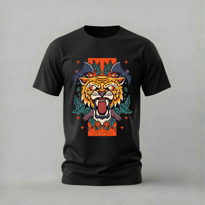 FIERCE TIGER Graphic T-Shirt
