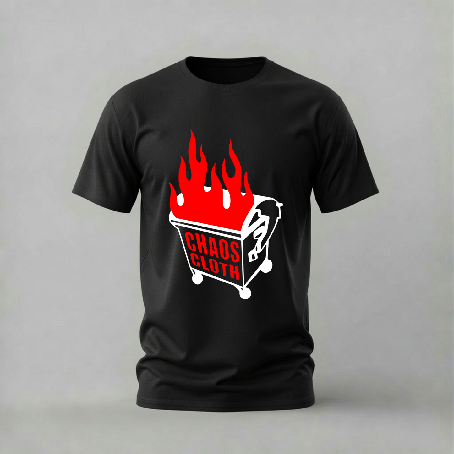 CHAOS CLOTH Dumpster Graphic T-Shirt