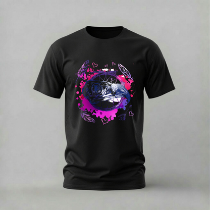 BIRD SKULL Dreamcatcher Graphic T-Shirt