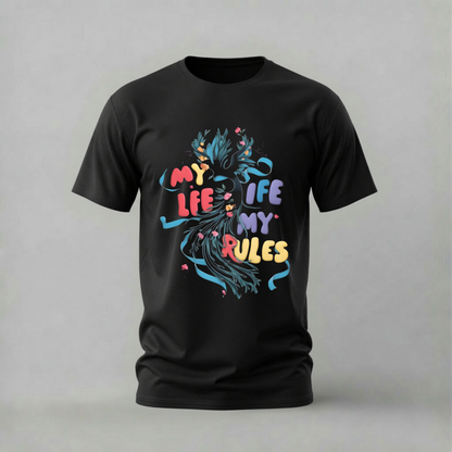 MY LIFE MY RULES Graphic T-Shirt