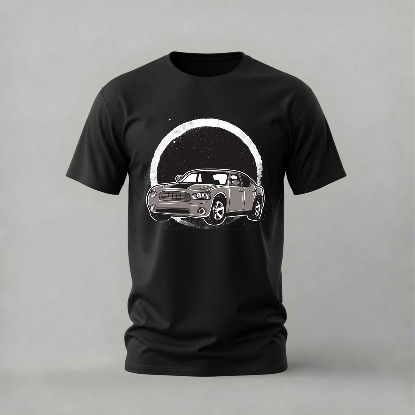 CHARGERS Car Moon Graphic T-Shirt