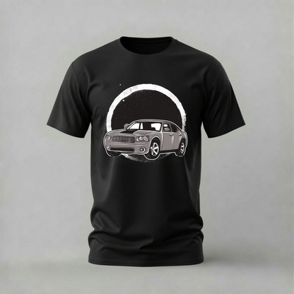 CHARGERS Car Moon Graphic T-Shirt