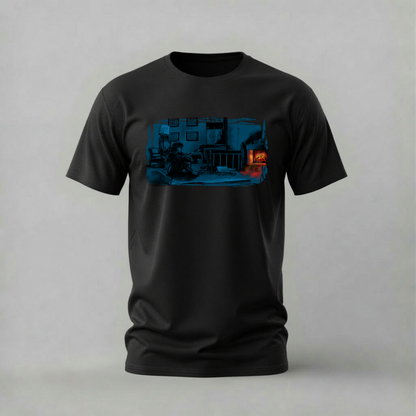 DARK ROOM Illustration Graphic T-Shirt