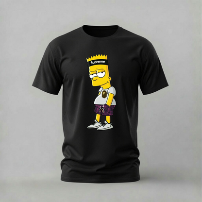 BART SUPREME BAPE Graphic T-Shirt