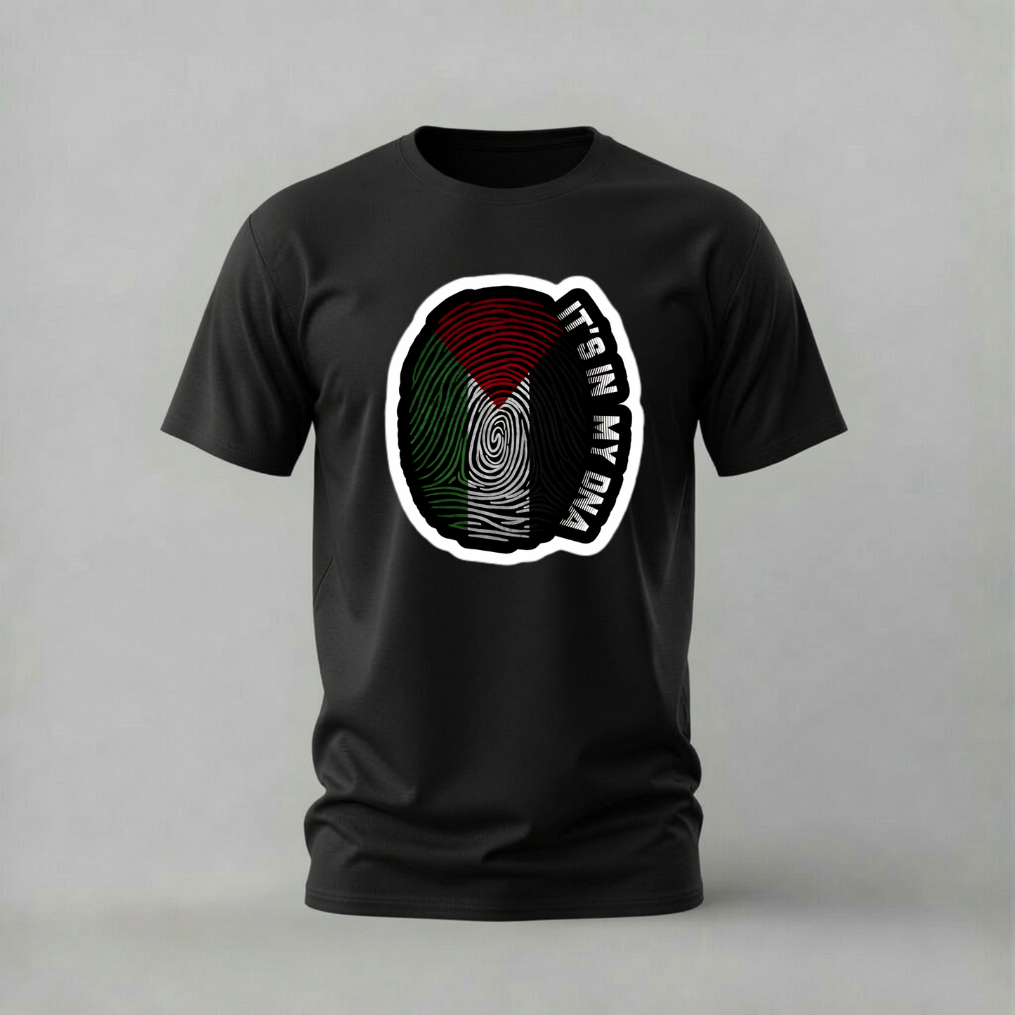 PALESTINE DNA Fingerprint Graphic T-Shirt