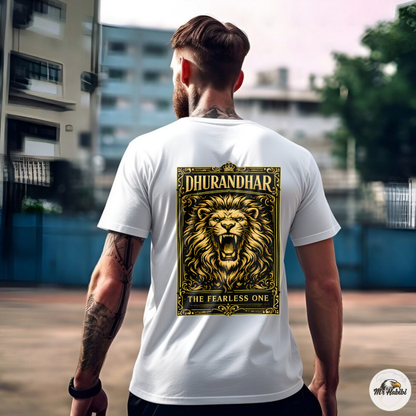Dhurandhar The Fearless One Lion T-Shirt